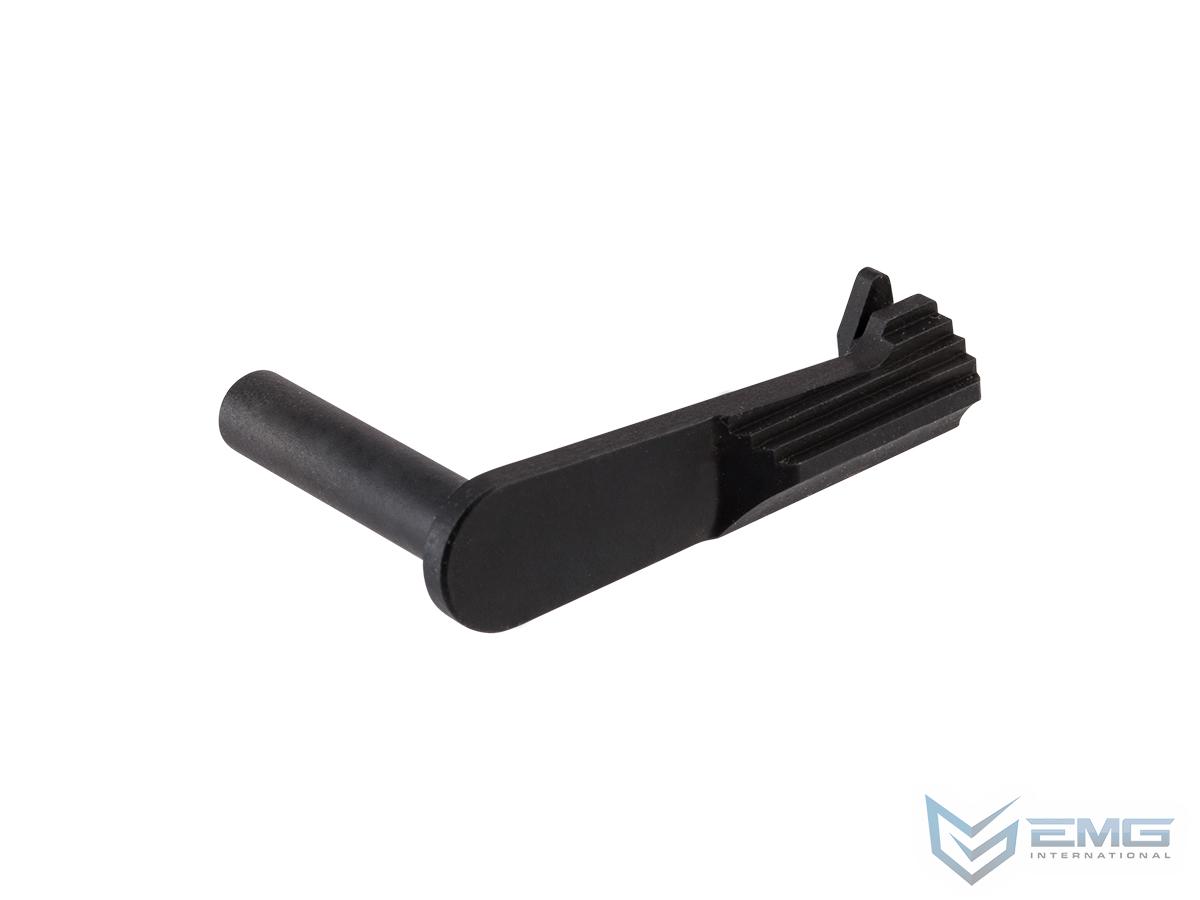 EMG CNC Custom Steel Slide Stop for Tokyo Marui Hi-CAPA Gas Blowback Airsoft Pistols (Color: Matte Black)