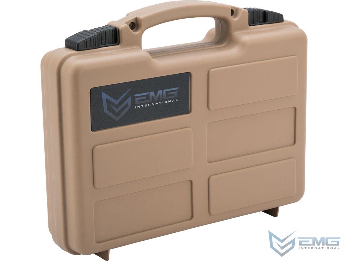 EMG Armory Series Pistol Case w/ Customizable Grid Foam (Color: Dark Earth)