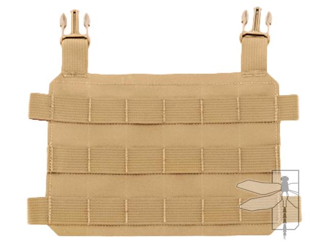 Haley Strategic MOLLE Placard for Thorax Plate Carriers (Color: Coyote / Medium)