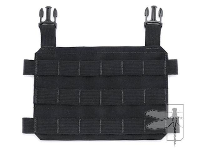 Haley Strategic MOLLE Placard for Thorax Plate Carriers (Color: Black / Large)