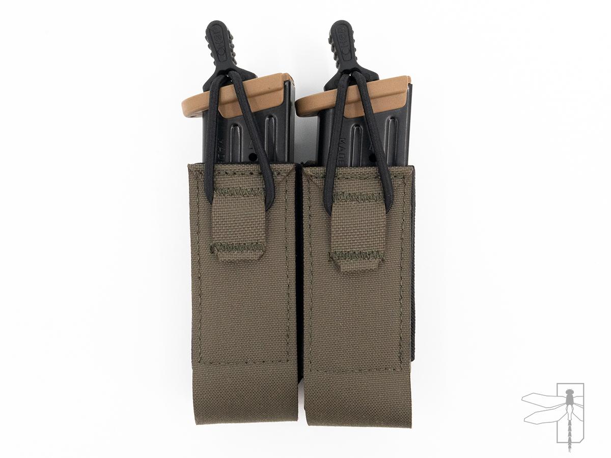 Haley Strategic Double Pistol Magazine Pouch (Color: Ranger Green)