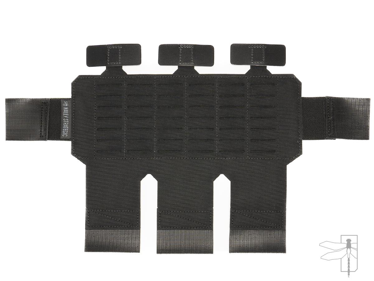 Haley Strategic Auxiliary MOLLE Panel for TRMP Triple Rifle Mag Placards (Color: Black)