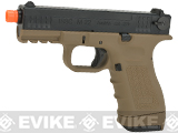 ISSC Licensed M-22 Full Metal Airsoft GBB Gas Blowback Pistol by WE (Color: Desert / CO2 Magazine)