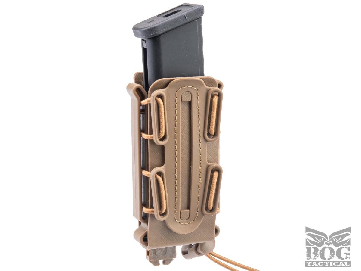 Black Owl Gear Mod 1 Universal Pistol Magazine Pouch w/ Belt & MOLLE Attachments (Color: Desert)