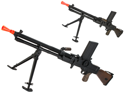 Matrix Full Metal ZB-30 ZB-26 Airsoft AEG Machine Gun w/ Folding Bipod 