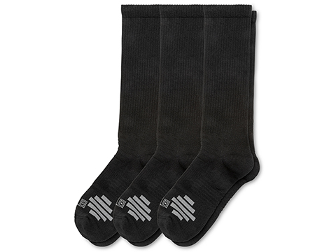 5.11 Tactical Duty Ready Plus OTC Socks (Color: Black / Medium / 3 Pack)