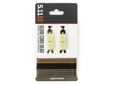 5.11 Tactical Glow Cord Beads (Color: Phosphor Green)