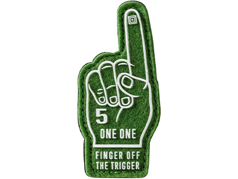 5.11 Tactical Finger Off Trigger Embroidered Morale Patch