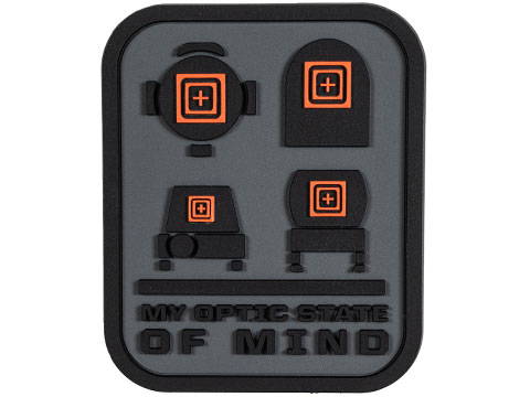 5.11 Tactical OPTIC STATE OF MIND Hook & Loop PVC Morale Patch