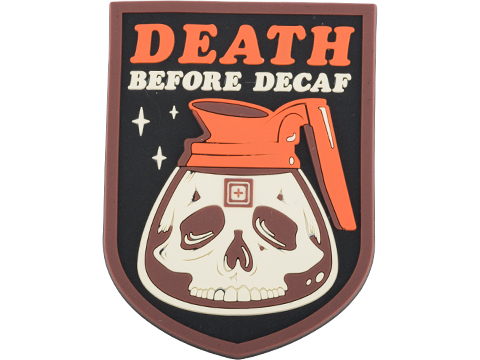 5.11 Tactical Death Before Decaf PVC Morale Patch