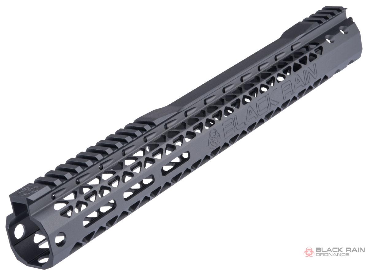 King Arms Black Rain Ordnance Slim M-LOK Handguard for M4/M16 Airsoft AEG Rifle (Model: 15 / Black)