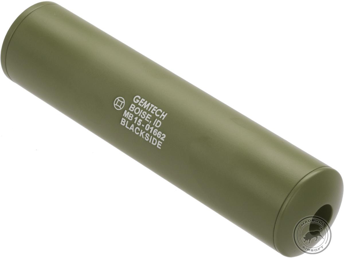 Madbull Gemtech Blackside Mock Suppressor (Color: OD Green / 14mm Negative)