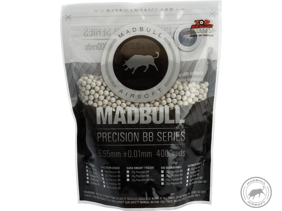 Madbull Airsoft 6mm Biodegradable .20g Precision BB (Qty: 4000 - White)