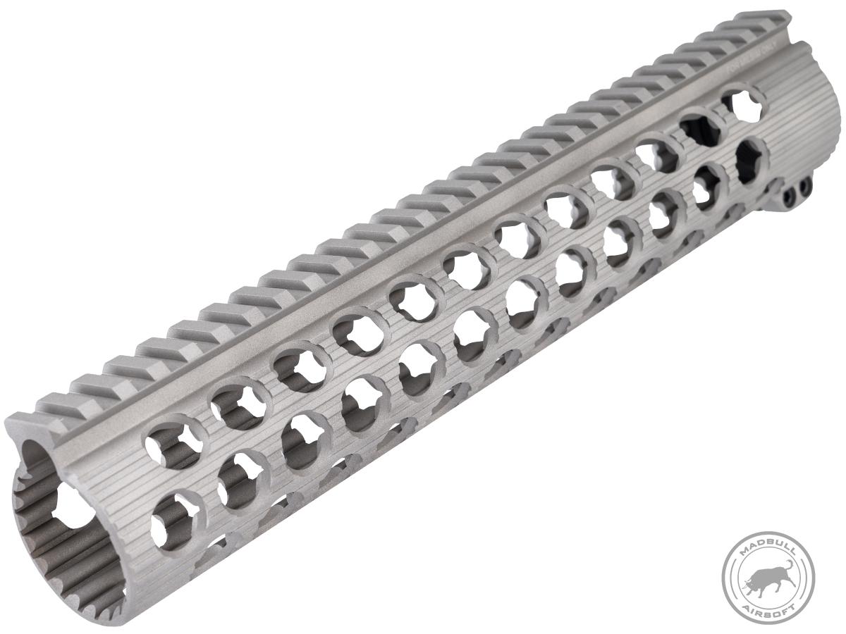 Troy Industries Licensed TRX Battle Rail for M4 Series AEG by Madbull Airsoft (Color: Aluminum / 11)