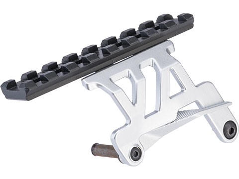 5KU Aluminum Custom Optic Rail Mount for Hi-Capa Series Gas Airsoft Pistols (Color: Silver)