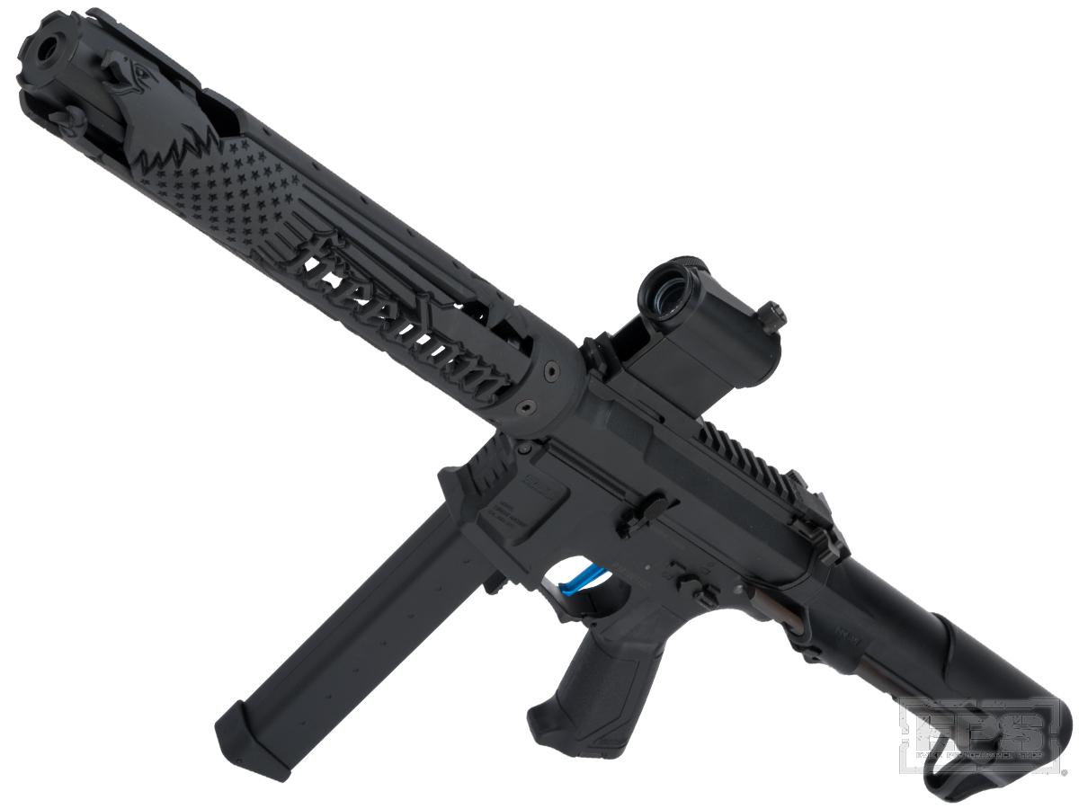 Evike Performance Shop Custom G G Cm16 Arp9 Cqb Aeg Airsoft Smg Model Black Baconator Airsoft Guns Airsoft Electric Rifles Evike Com Airsoft Superstore