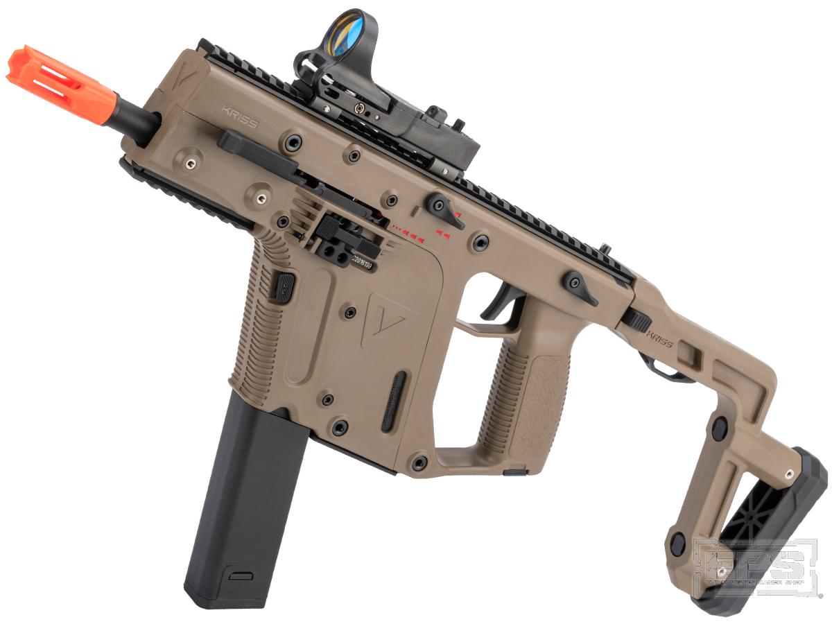 KRISS USA Licensed KRISS Vector Airsoft AEG SMG Rifle by Krytac (Model: Flat Dark Earth / 