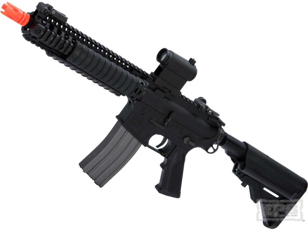 Cybergun Colt Licensed MK18 MOD1 Full Metal Airsoft AEG Rifle by VFC (Color: Black / Evike Performance Shop Upgrade Package)