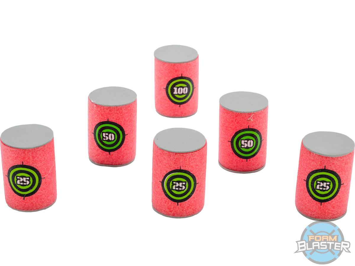 Foam Blaster Reusable 1.5 x 2.25 Foam Can Target (Qty: Pack of 6)