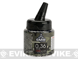 6mmProShop Pro-Series 6mm Premium Grade Bio-Degradable Precision Airsoft BBs - 0.36g / 1,000 Round (Color: Black)