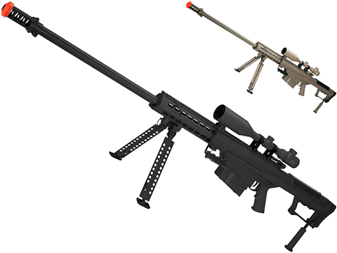 6mmProShop Barrett Licensed M107A1 Gen2 Long Range Airsoft AEG Sniper Rifle 