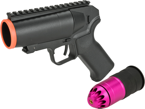 6mmProShop Airsoft Pocket Cannon Grenade Launcher Pistol (Package: Launcher + Evike.com 18rd Shell)