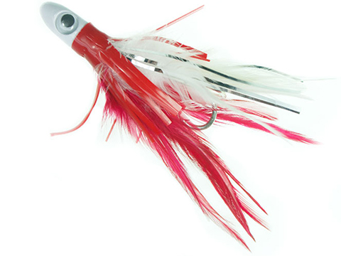 Boone Dave Workman Jr. Feather Jig (Color: Red/White 6