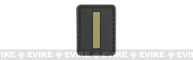 Evike.com Hook & Loop Letters PVC Patch (Model: I / Black-Tan)