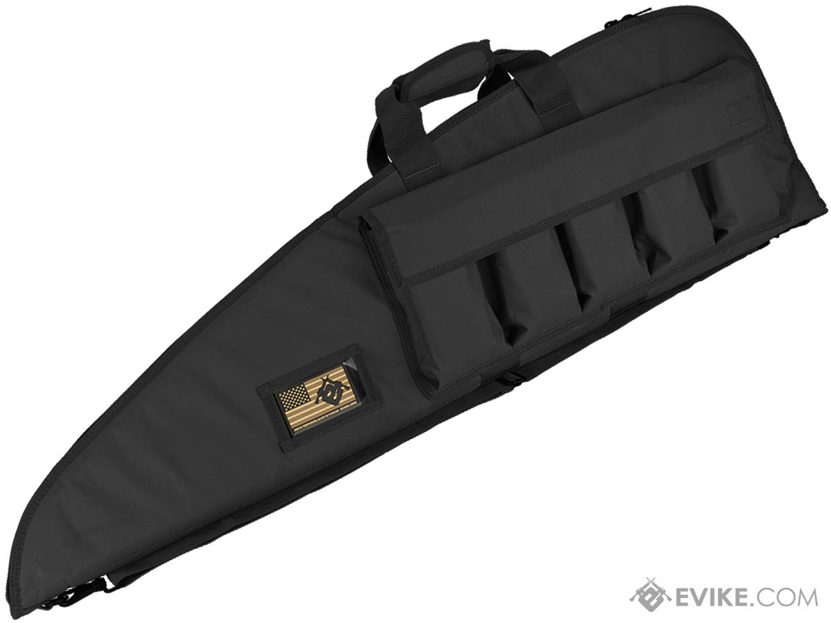 Evike.com 42 Deluxe Padded Rifle Case with External Magazine Pockets  (Color: Black)