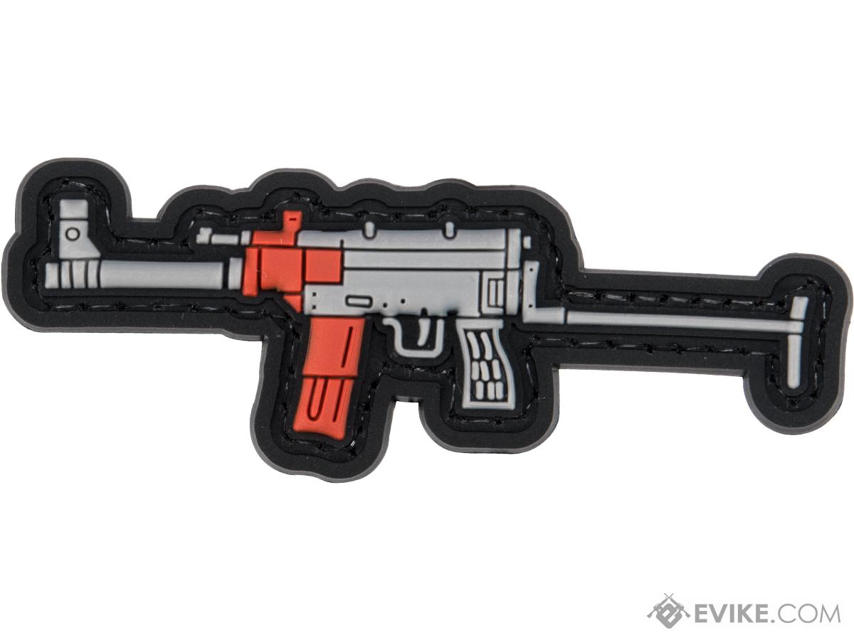 Evike.com PVC Morale Patch Mini Gun Series (Model: Type 79 / Black)