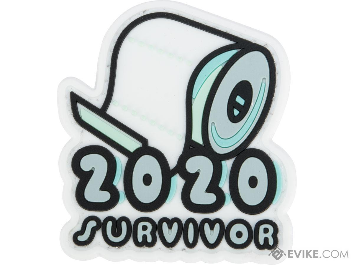 Evike.com COVID-19 Awareness PVC Morale Patches (Style: 2020 Survivor)