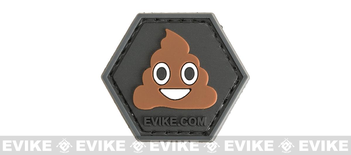 Operator Profile PVC Hex Patch Emoji Series (Emoji: Poo)