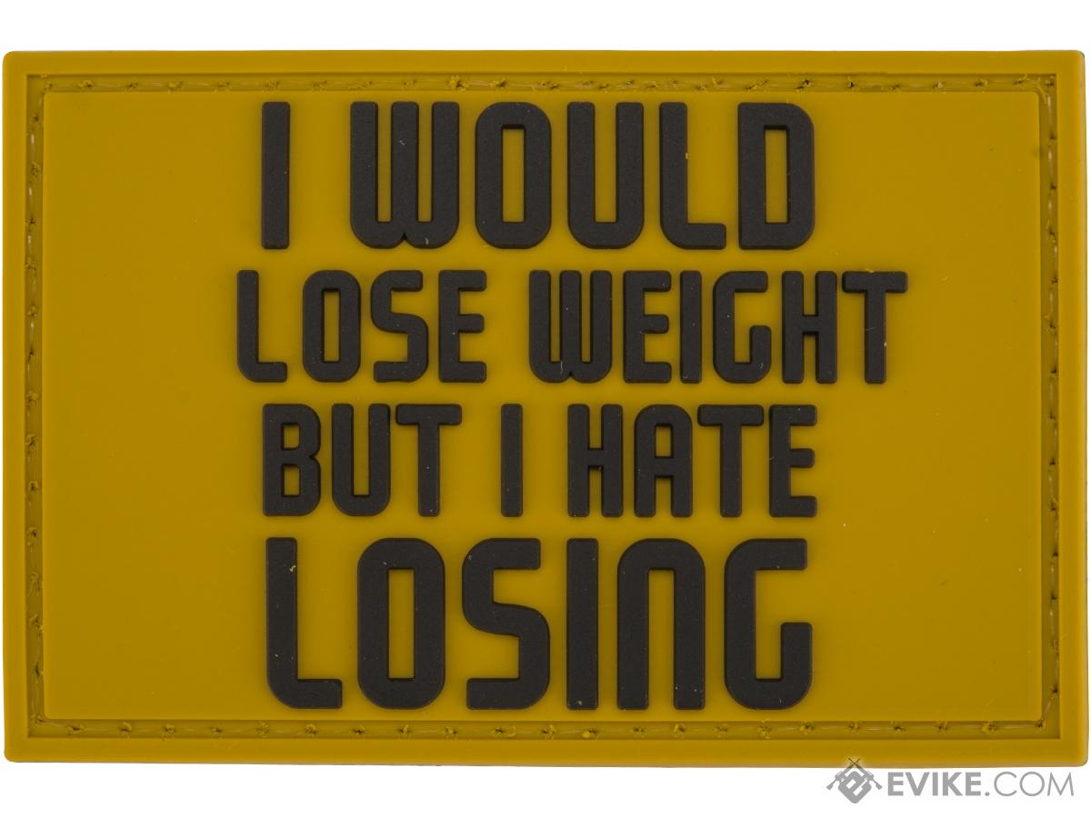 Evike.com PVC 2 x 3 Morale Patch - Lose Weight