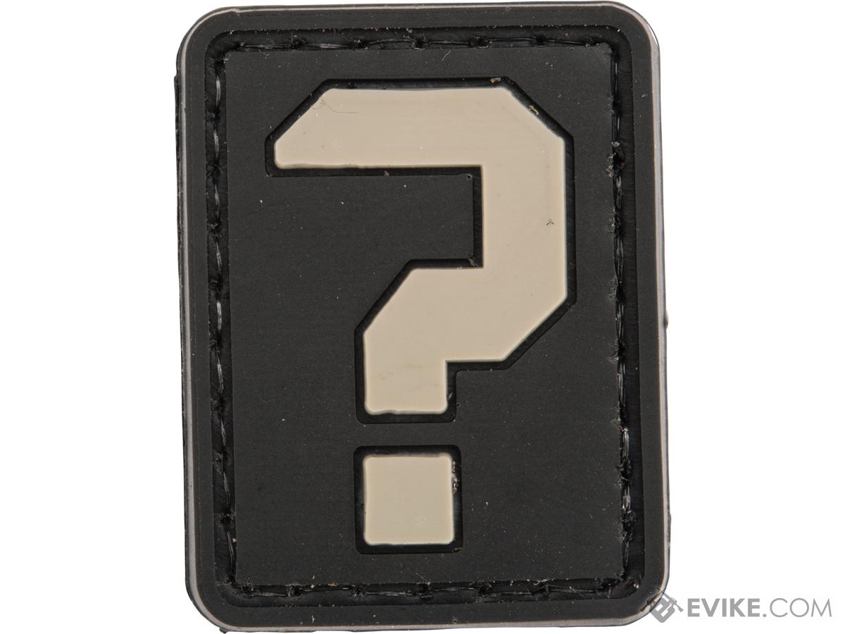 Evike.com Hook & Loop Symbol PVC Patch (Model: ? / Black-Grey)