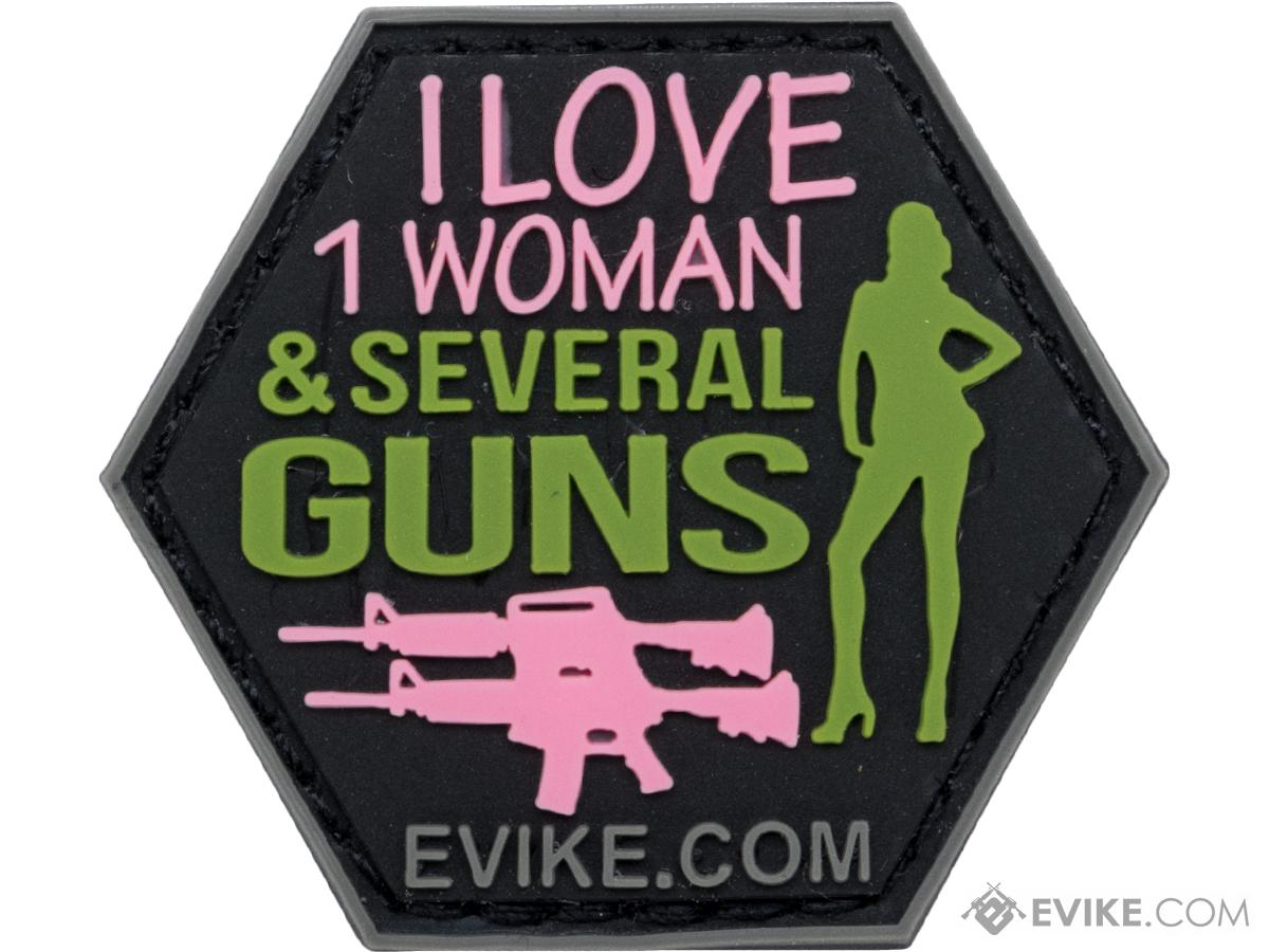 Operator Profile PVC Hex Patch Catchphrase Series 3 (Style: Love Women / Guns)