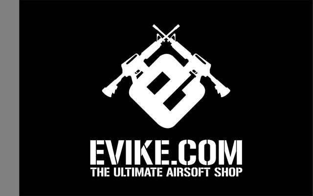 Evike.com Airsoft IFF Field Banner (Size: Flag / Black)