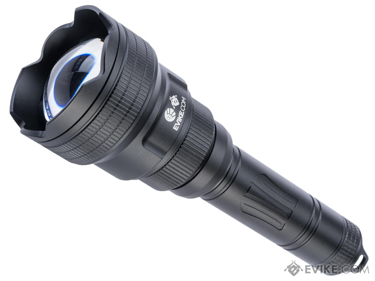 Evike.com Exclusive Brinyte T18 Artemis Switch Zoomable Handheld Flashlight (Color: Black)