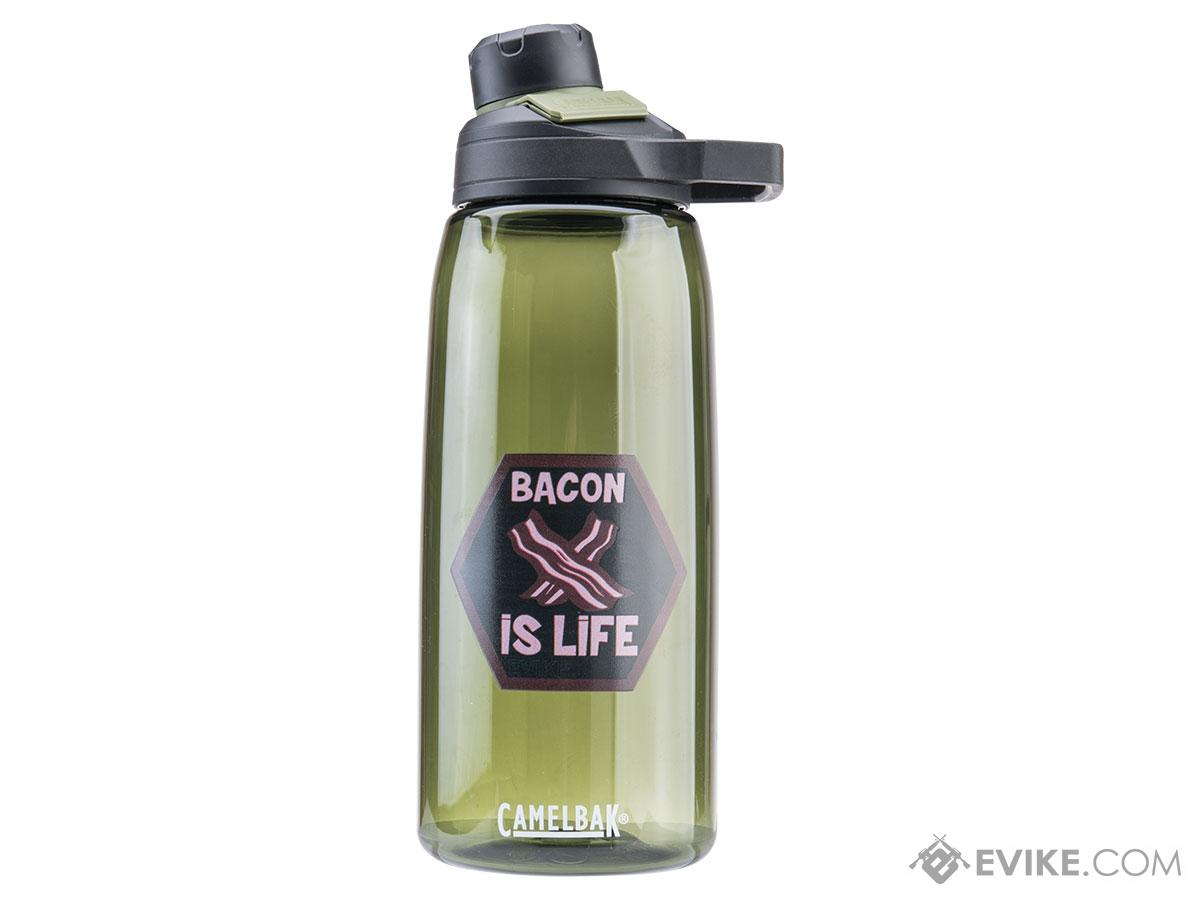 Evike.com x Camelbak Chute Mag 32oz Water Bottle (Color: Olive / Bacon is Life)