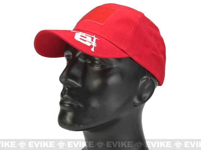 Evike.com Mil-Spec Patch Ready Tactical Ball Cap (Color: Red / Type 2 ...