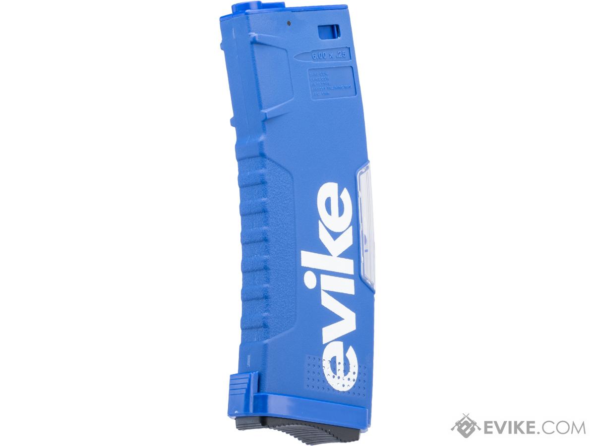 Evike.com BAMF GEN2 Polymer 190rd Mid-Cap Magazine for M4 Series Airsoft AEG Rifles (Model: Blue / Single Mag)