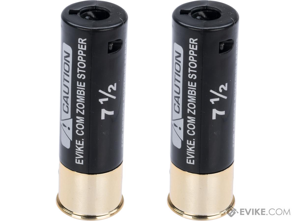 Evike Zombie Stopper 30 Round Shells for Multi & Single-Shot Airsoft Shotguns (Color: Black / 2 Pack)
