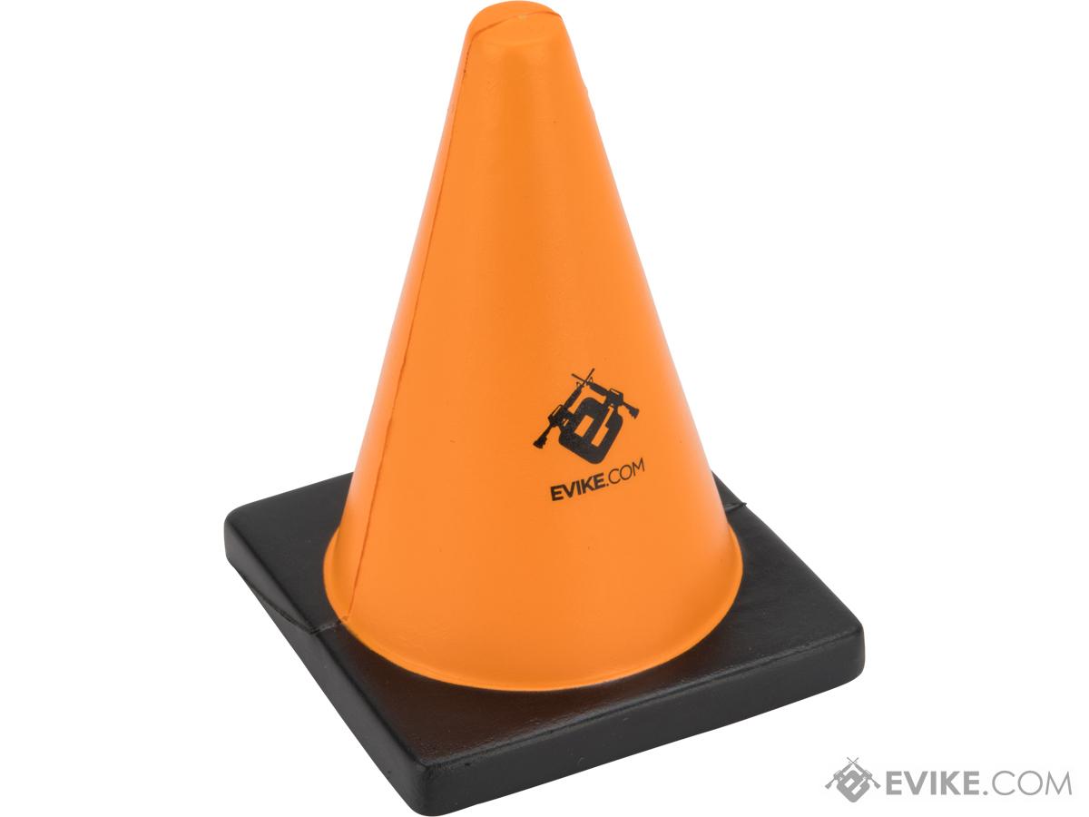 The Evike.com Orange Cone - Foam Interactive Target Stress Relief / Shooting Drill Marker