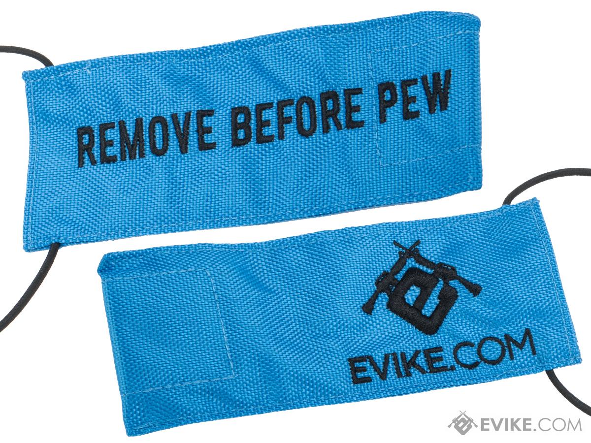 Evike.com Tactical Airsoft Barrel Cover w/ Bungee Cord (Model: RBP / Blue / X-Large)