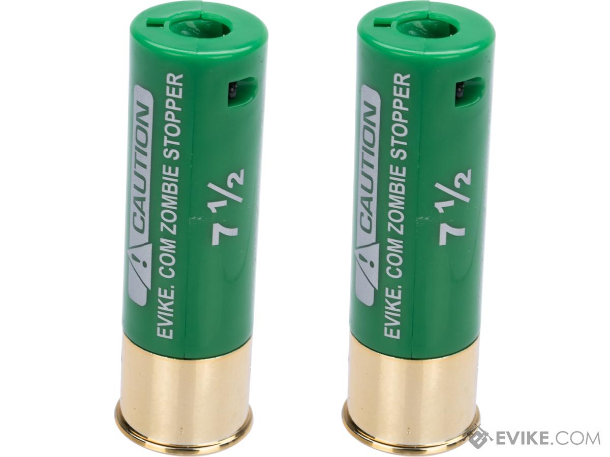 Evike Zombie Stopper 30 Round Shells for Multi & Single-Shot Airsoft Shotguns (Color: Green / 2 Pack)