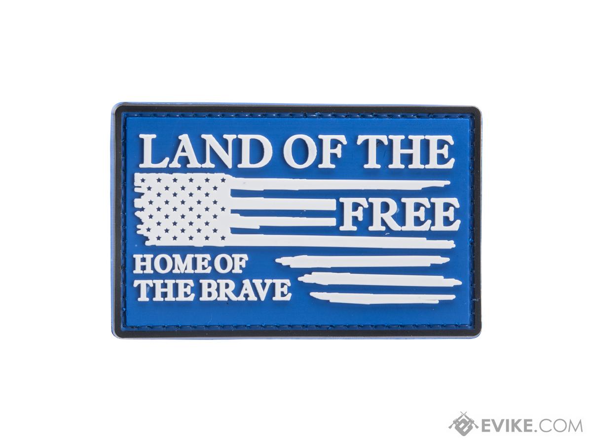 Evike.com Home of the Brave PVC Morale Patch