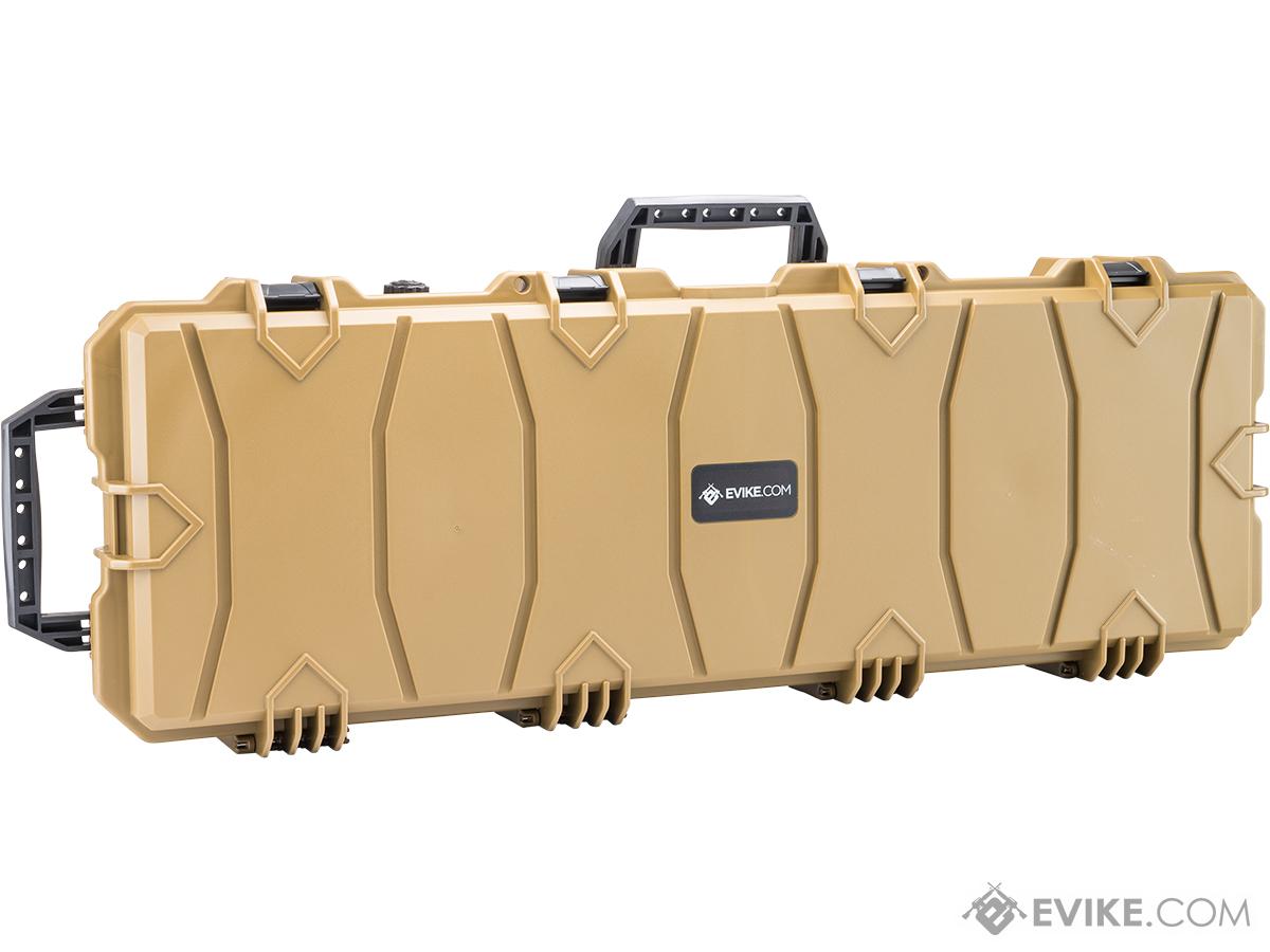 Stackable Rolling Rifle Case w/ Customizable Grid Foam (Model:  40 / Coyote Brown), Tactical Gear/Apparel, Gun Cases