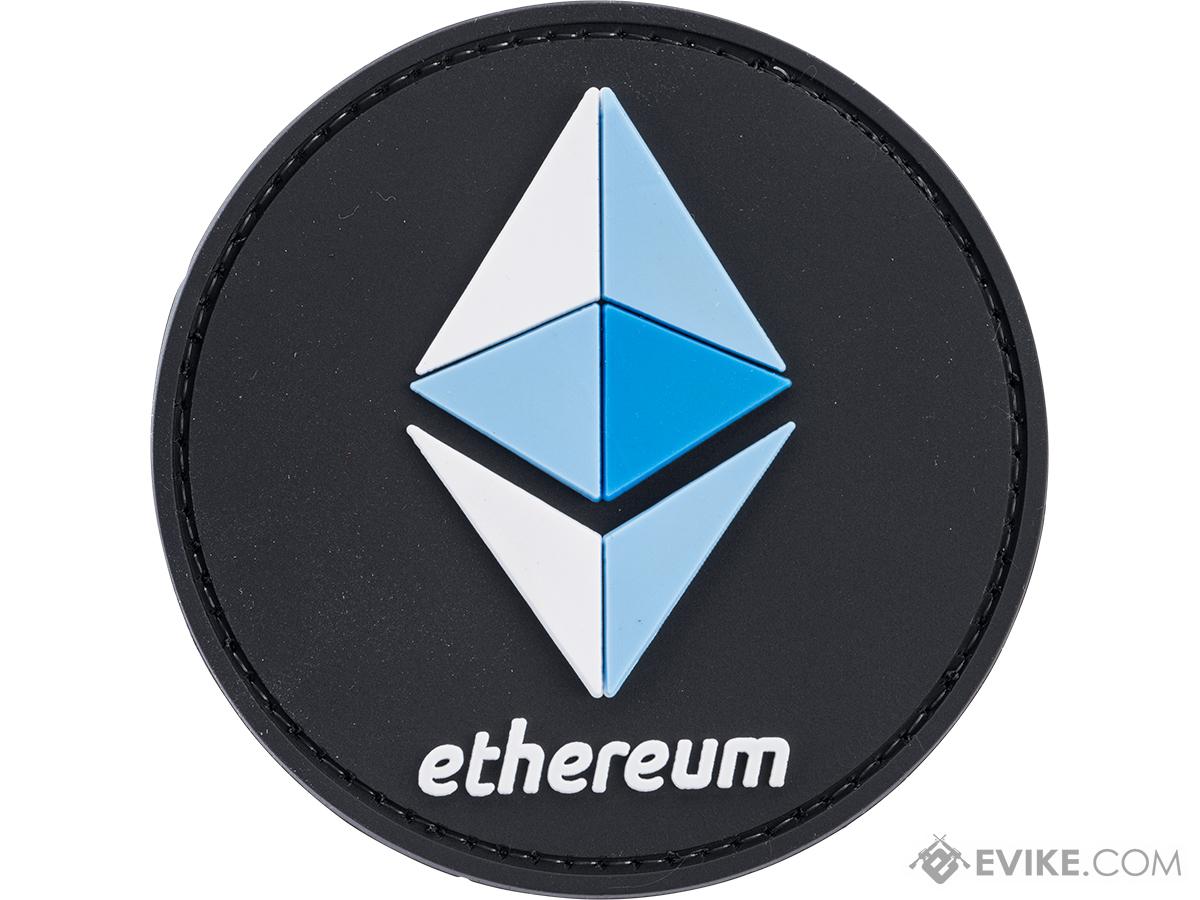 Evike.com 3D Cryptocurrency PVC Morale Patch (Color: Ethereum / Black)