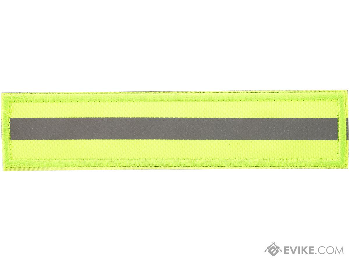 Evike.com IR Reflective Nylon Embroidered Patch (Color: Neon Yellow / Long)