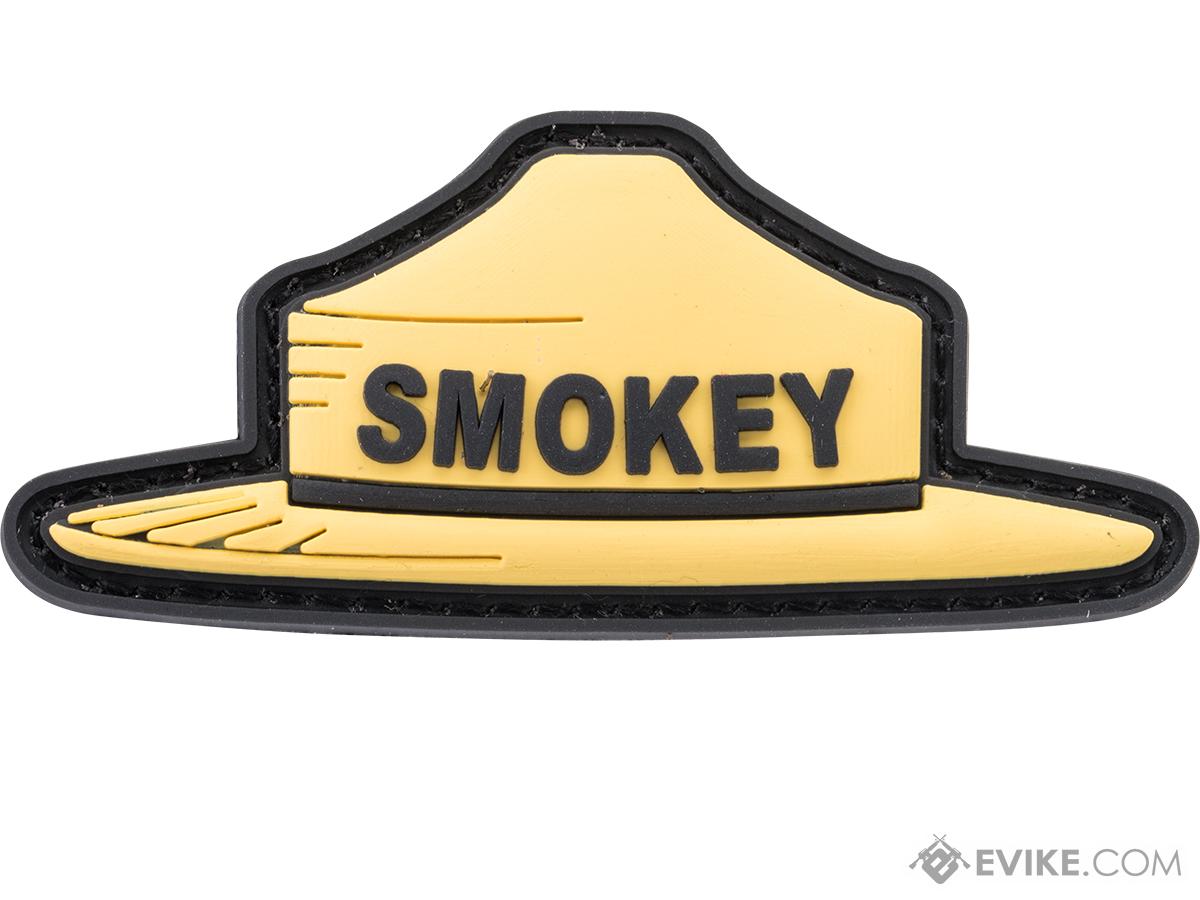 Evike.com DOGE Gear Hook & Loop Morale Patch (Style: Smokey Hat)