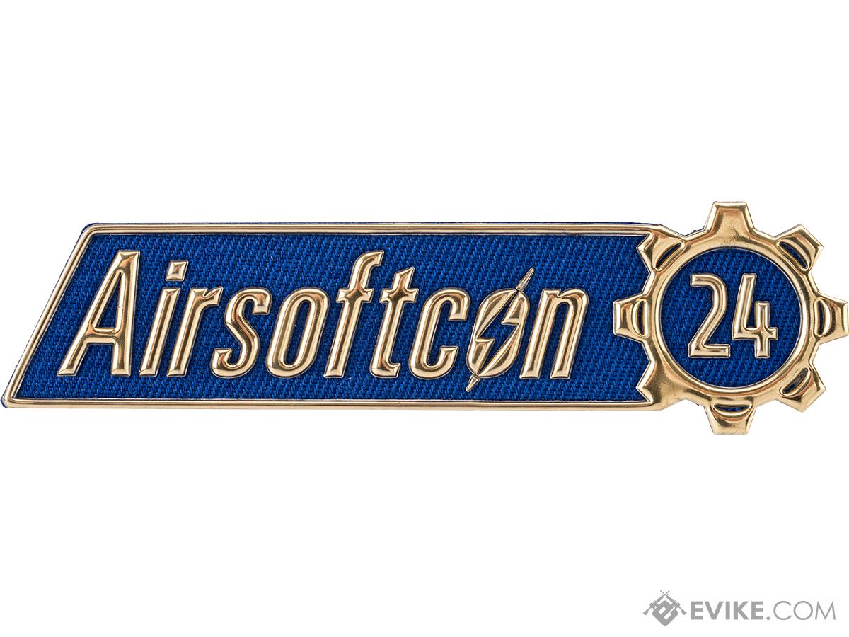 Evike.com AirsoftCON 2024 Gold Nylon Patch